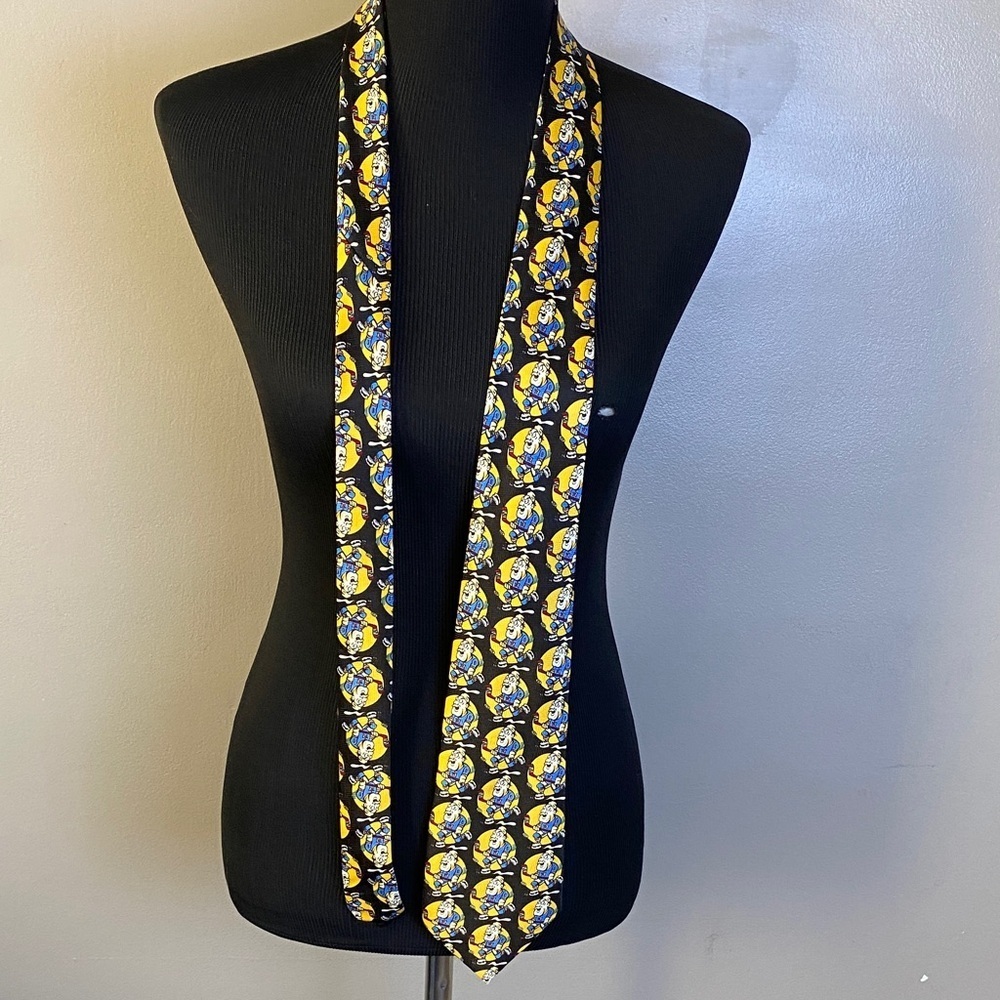 Marco Polo Italian Style Vintage Novelty Men’s Ice Hockey Neck Tie